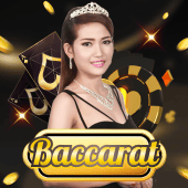 Baccarat A live table on Lucky Bingo
